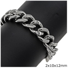 Steel Bracelet Gourme 2x10